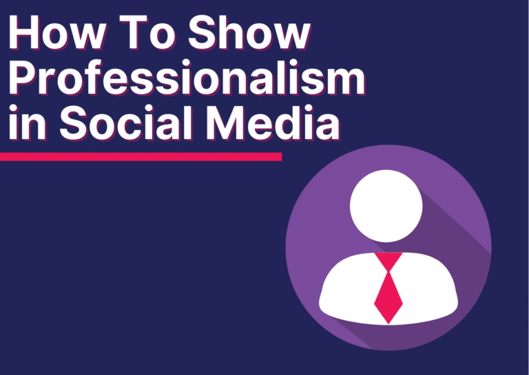 Professionalism in Social Media